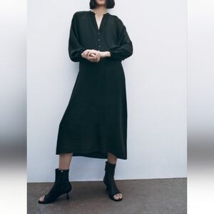 Zara Long Flowy Dress